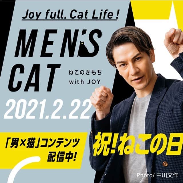 のインスタグラム：「. ／ 2月22日は猫の日！ ＼  ねこのきもちWEB MAGAZINEでは、猫の日特設ページを公開中！ いろいろな猫たちの可愛い動画や記事のご紹介から「男と猫」をテーマに投稿いただいたエピソードなどをご紹介！  今年の猫の日は、モデルでタレントのJOYさんとコラボ！ JOYさんの愛猫も必見です！  ぜひ、今日はみなさんの猫ちゃんもたっぷり可愛いがってあげてくださいね♪  #ねこのきもち #ねこのひ  #男と猫  #猫のいる生活  #猫好き」