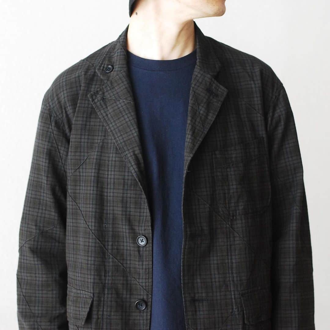 のインスタグラム：「［#21SS］ Engineered Garments / エンジニアードガーメンツ "Loiter Jacket -Cotton Pintuck Small Plaid-" ￥42,900- _ 〈online store / @digital_mountain〉 https://www.digital-mountain.net/shopdetail/00000013101/ _ 【オンラインストア#DigitalMountain へのご注文】 *24時間受付 *14時までのご注文で即日発送 *1万円以上ご購入で送料無料 tel：084-973-8204 _ We can send your order overseas. Accepted payment method is by PayPal or credit card only. (AMEX is not accepted)  Ordering procedure details can be found here. >>http://www.digital-mountain.net/html/page56.html  _ #NEPENTHES #EngineeredGarments #ネペンテス #エンジニアードガーメンツ _ 本店：#WonderMountain  blog>> http://wm.digital-mountain.info _ 〒720-0044  広島県福山市笠岡町4-18  JR 「#福山駅」より徒歩10分 #ワンダーマウンテン #japan #hiroshima #福山 #福山市 #尾道 #倉敷 #鞆の浦 近く _ 系列店：@hacbywondermountain _」