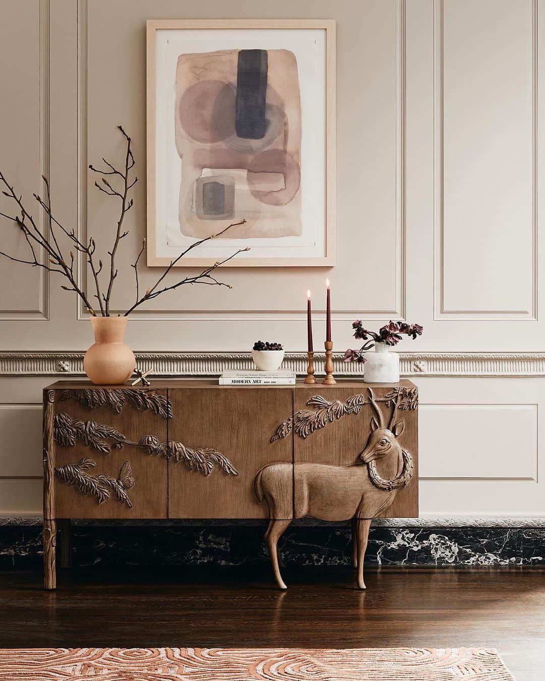 Anthropologieのインスタグラム：「Oh deer, this piece is simply stunning 🦌 Follow @AnthroLiving to see more woodland-inspired accents, then shop the new collection at the link in our bio!」