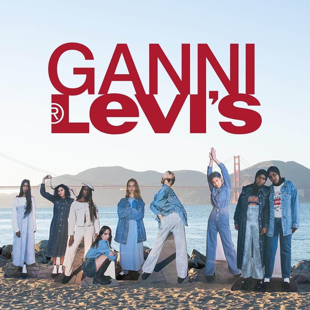 Levi’sさんのインスタグラム写真 - (Levi’sInstagram)「This one’s for the #GANNIGirls. Shop our new #LevisxGANNI collection on 2.24!」2月23日 4時45分 - levis