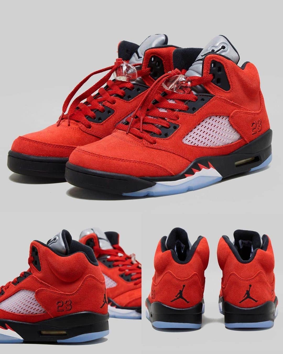 のインスタグラム：「The Air Jordan 5 #RagingBull makes its return April 10, 2021 🐂」