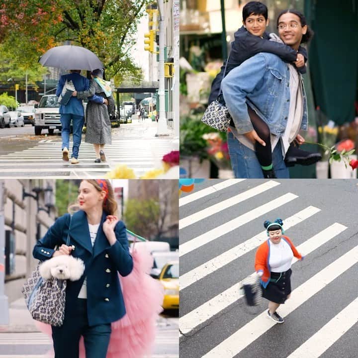 のインスタグラム：「in new york, there’s always something blossoming. introducing our new spade flower jacquard collection. to be continued...」