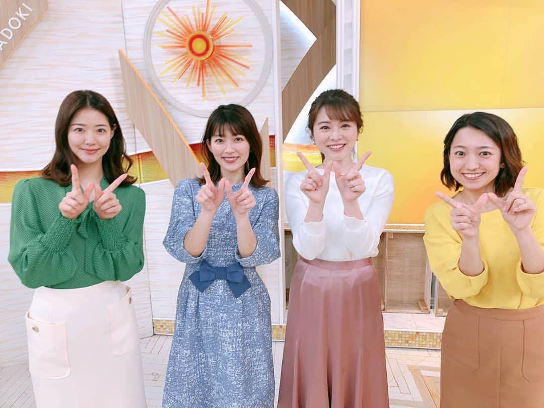 TBS「はやドキ！」のインスタグラム：「今日は暖かかったですが…﻿ 目も鼻もかゆくて大変でした💦﻿ ﻿ 花粉症の方、一緒に乗りきりましょう😭💪﻿ ﻿ ﻿ 皆川﻿ ﻿ ﻿ #樺島彩﻿ #山本里菜﻿ #皆川玲奈﻿ #アナウンサー﻿ #池田沙耶香﻿ #気象予報士﻿ #はやドキ﻿ #tbs」
