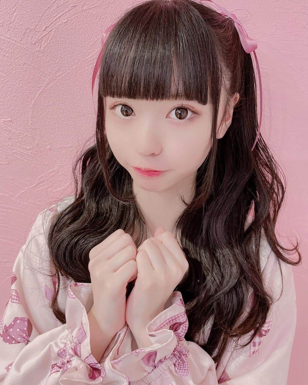 姫なぎささんのインスタグラム写真 - (姫なぎさInstagram)「いまりさんに前髪カットとヘアアレンジしてもらいました~🎀 #ヘアアレンジ #アイドル」2月22日 21時18分 - n_hime41