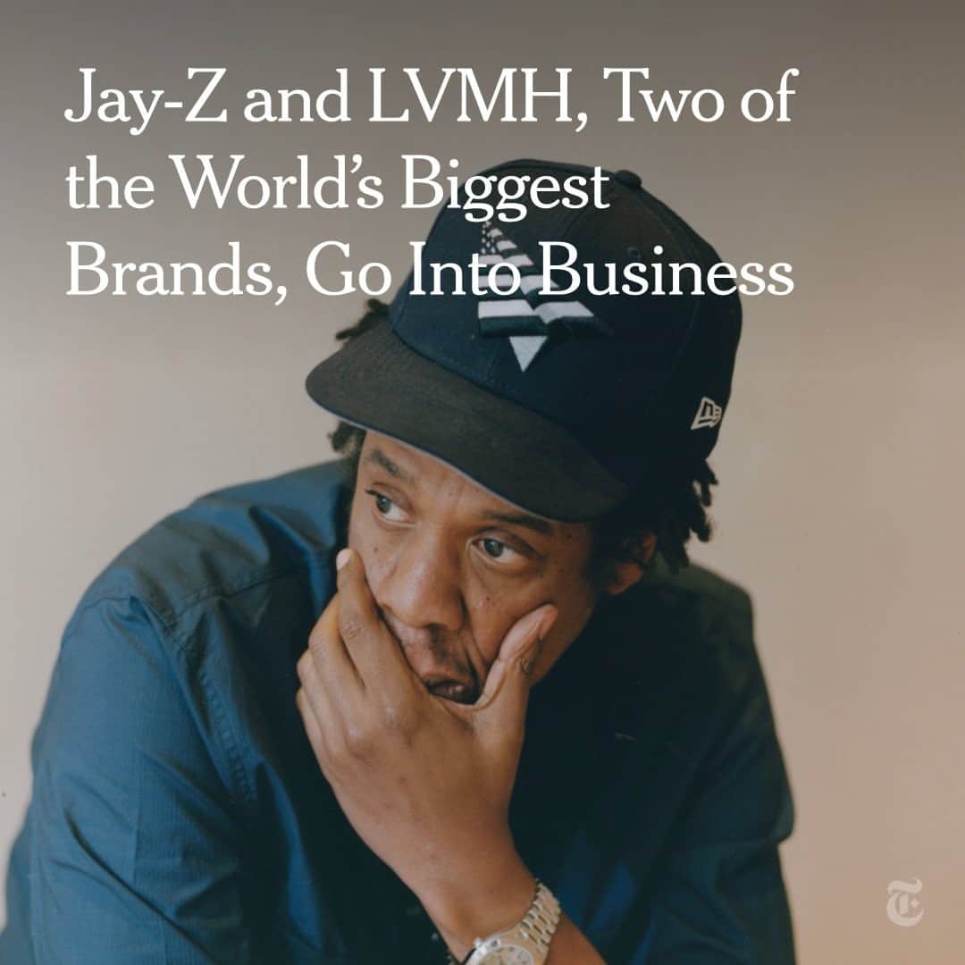 New York Times Fashionのインスタグラム：「Jay-Z has sold half of Ace of Spades, his Champagne brand, to LVMH. 🍾 “Just the idea of this partnership is a signal to a more diverse way of looking at things,” said Jay-Z. Photograph by @renellaice」