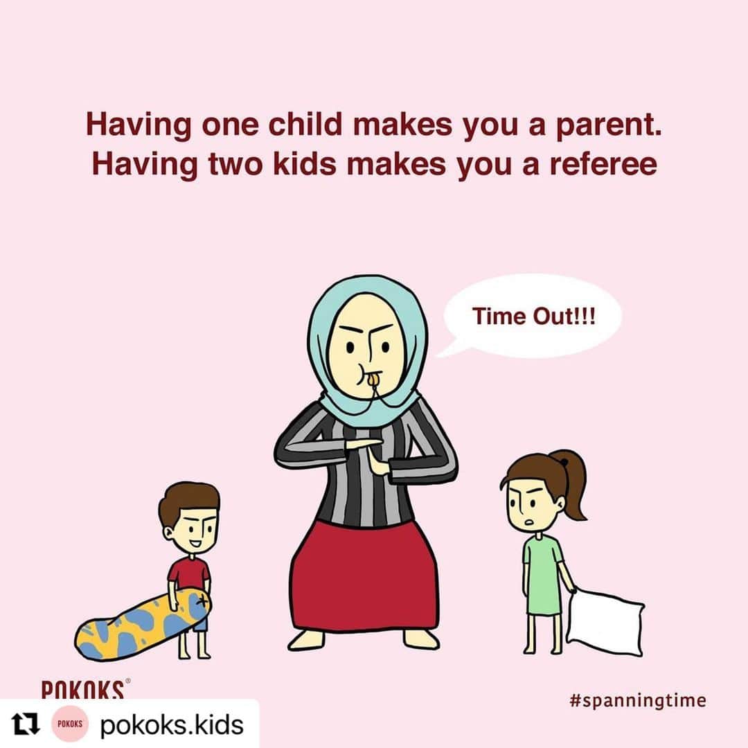 Koleksi Komik Malaysiaさんのインスタグラム写真 - (Koleksi Komik MalaysiaInstagram)「#Repost @pokoks.kids with @make_repost ・・・ Are you a parent.... or a referee? How often do you have to break up arguements and fights between your kid? 😅😖  My kids argue all the time, I just give them 'the look' to make them stop. How would you do it? Share with us in the comments!」2月22日 22時25分 - tokkmungg_exclusive