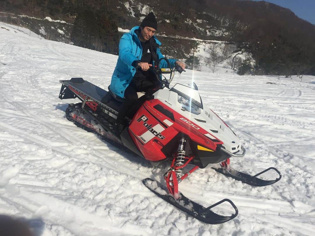 北野貴之のインスタグラム：「春を前に、最後の冬遊び。 いや〜初めてのジェットスキー  #世屋高原#270馬力#最高速度180キロ#ジェットスキー」