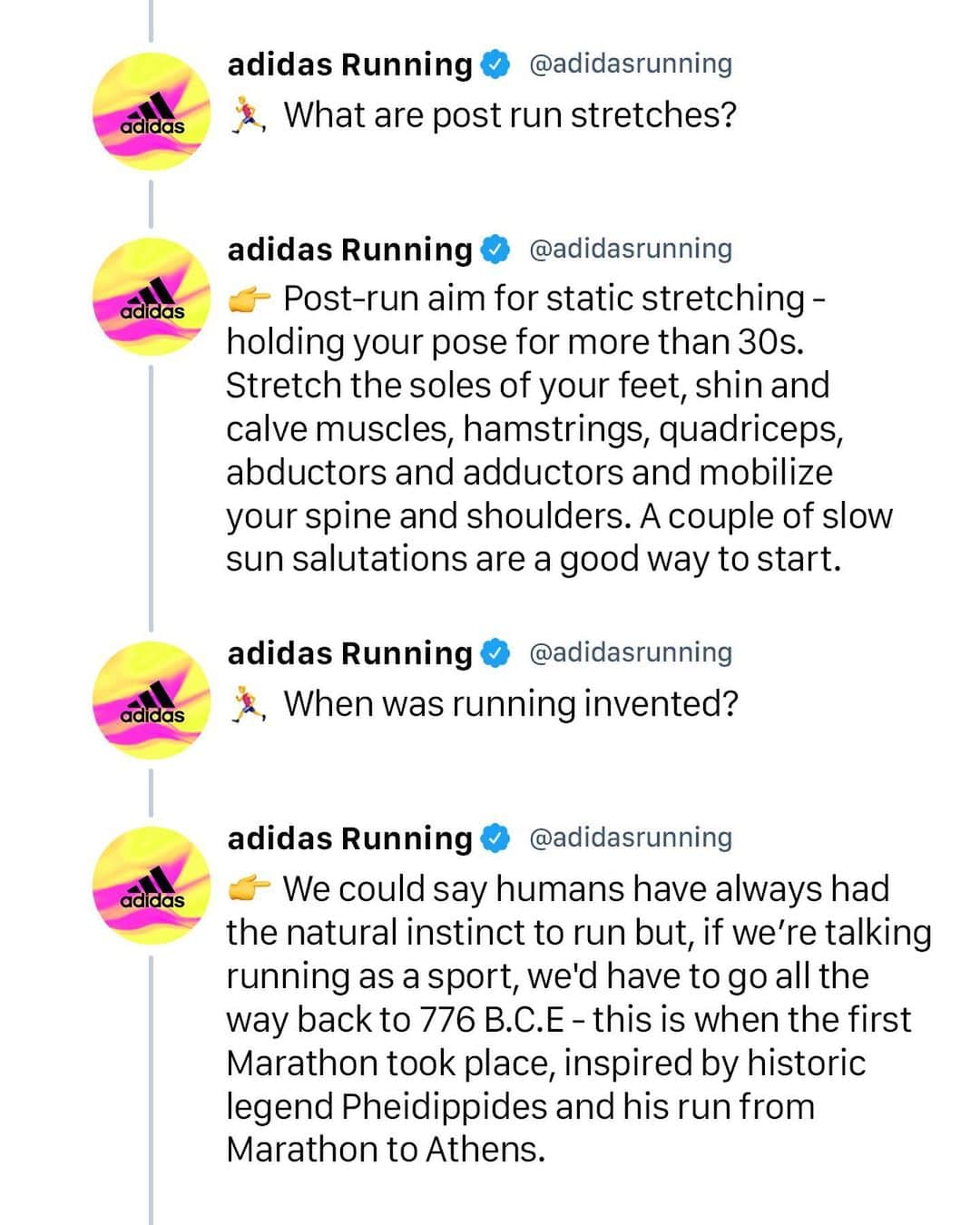 adidas Runningさんのインスタグラム写真 - (adidas RunningInstagram)「IS THERE ANYTHING ELSE YOU WANT TO KNOW ABOUT RUNNING? 🏃‍♀️  TELL US IN THE COMMENTS AND RUNNING SUPERSTAR @THECOOKIE_RUNNER WILL GET BACK TO YOU!」2月22日 23時09分 - adidasrunning