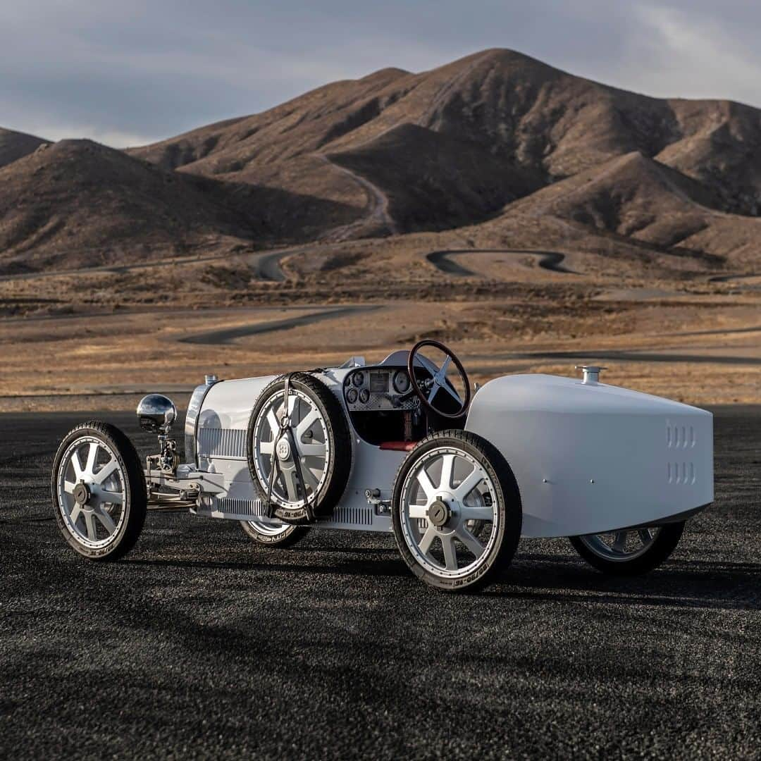 ブガッティさんのインスタグラム写真 - (ブガッティInstagram)「Like its ancestor, the BUGATTI Type 35, the BUGATTI Baby II can cope with any road, be it plains or mountains. Stay tuned for more content from the BABY II’s experience in Southern California.   #BUGATTI #BUGATTIBabyII #BABYII」2月23日 0時00分 - bugatti