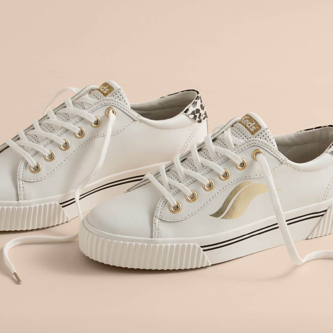 Kedsのインスタグラム：「Retro sportswear meets fashion week. Shop the new Crew Kick Alto.」