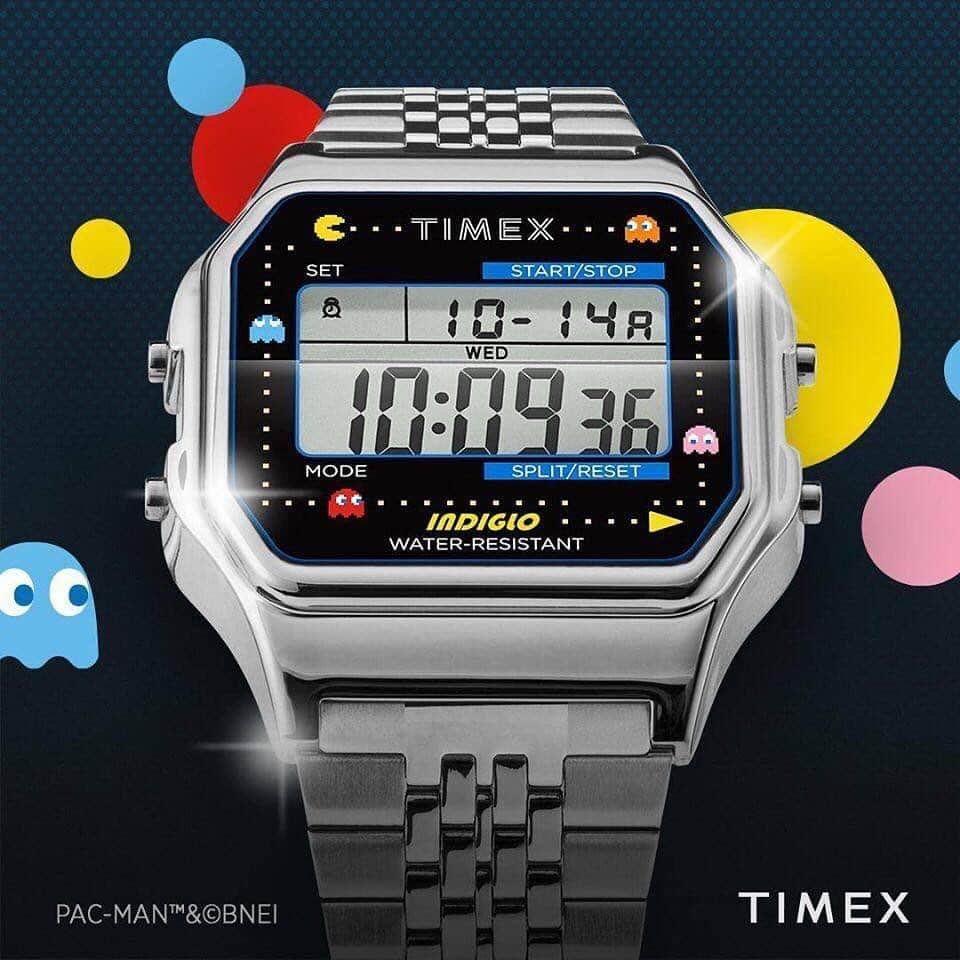 タイメックスさんのインスタグラム写真 - (タイメックスInstagram)「PAC-MAN™  IS BACK! Get yours now on timex.com.   ⌚: Timex T80 x PAC-MAN™ #timex #wedontstop #PACMAN #80s #retro @officialpacman」2月23日 0時39分 - timex