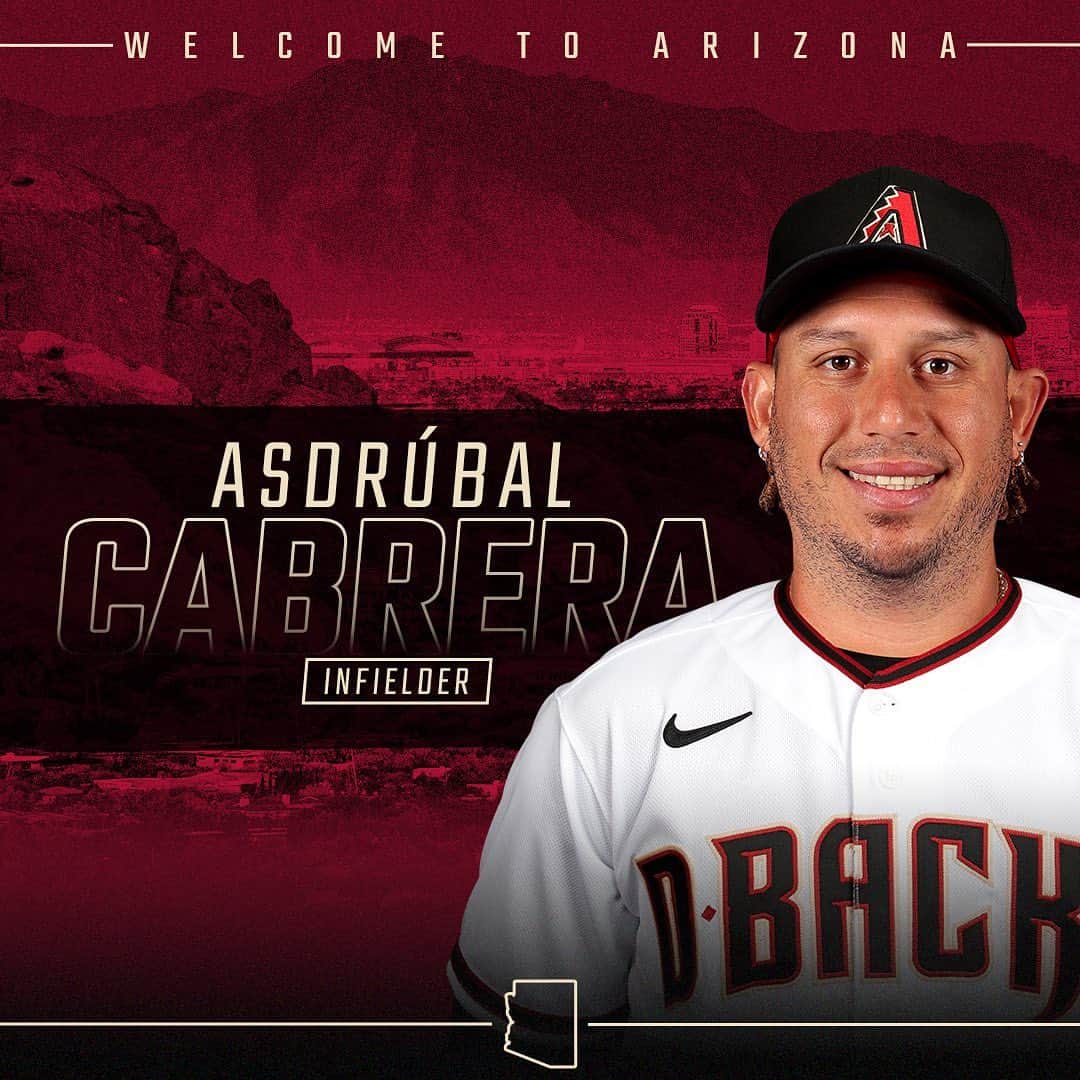 アリゾナ・ダイヤモンドバックスのインスタグラム：「New guy reporting for duty. Welcome to Arizona, Asdrúbal!」
