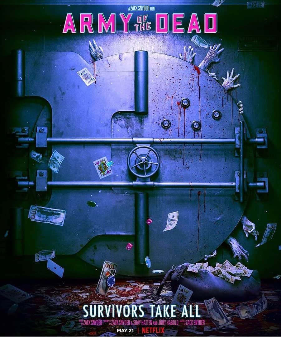 エラ・パーネルのインスタグラム：「Army of the Dead, coming to Netflix on May 21st!! Teaser out this Thursday..... 🧟‍♂️☠️🎰🎲🃏🔫🏴‍☠️🧨」