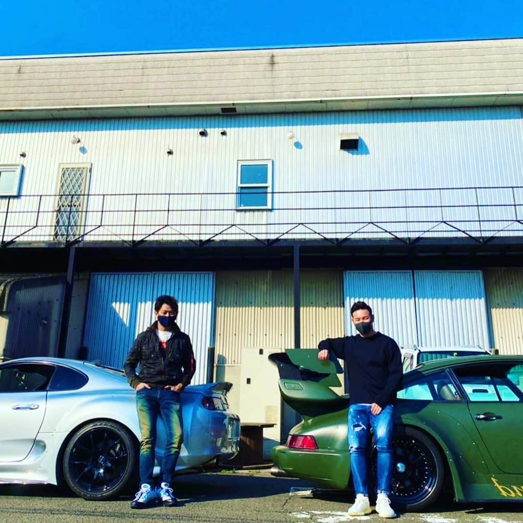 吉本大樹さんのインスタグラム写真 - (吉本大樹Instagram)「My Supra with Kamui’s wild green frog🐸」2月23日 2時26分 - hiroyoshimoto