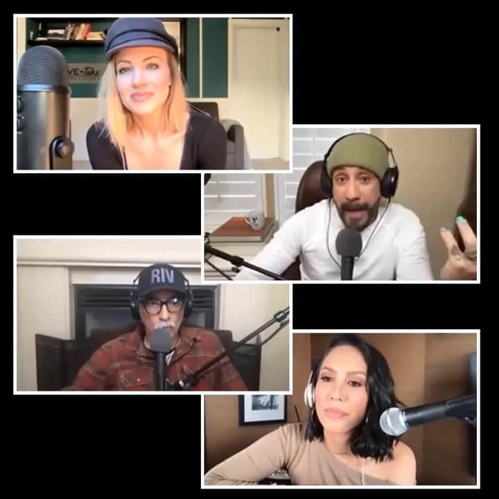 A.J.のインスタグラム：「It’s Monday and you know what that means… a brand new episode of the Pretty Messed Up podcast!!! Thanks to the amazingly talented actress and author, @thebriannedavis for taking the time to talk with us about sex and love addiction, and how to overcome it. Listen and subscribe by following the link in my stories!」