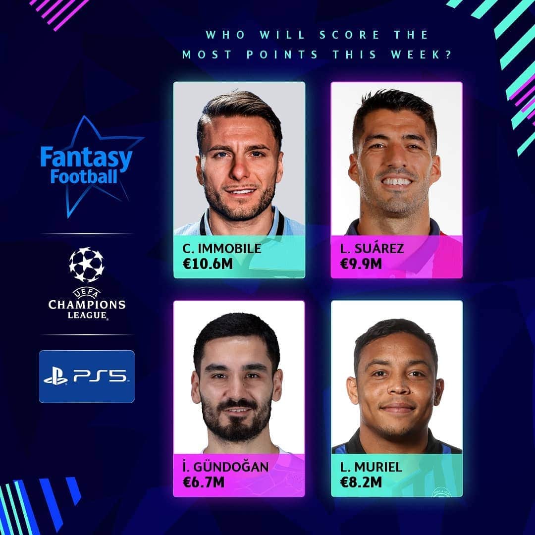 UEFAチャンピオンズリーグさんのインスタグラム写真 - (UEFAチャンピオンズリーグInstagram)「#UCLfantasy: who are you backing to score the most points this week?   @playstation #UCL」2月23日 2時36分 - championsleague