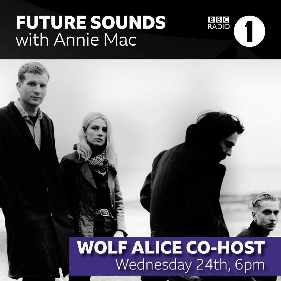 BBC Radioさんのインスタグラム写真 - (BBC RadioInstagram)「They're baaaaack! 👀  Don't miss @wolfaliceband co-hosting with @anniemacmanus on Future Sounds this Wednesday, as they reveal new single 'The Last Man On Earth' for the first time as Hottest Record in the World! 🔥  24th February. 6pm. Don't be late!」2月23日 3時30分 - bbcradio1