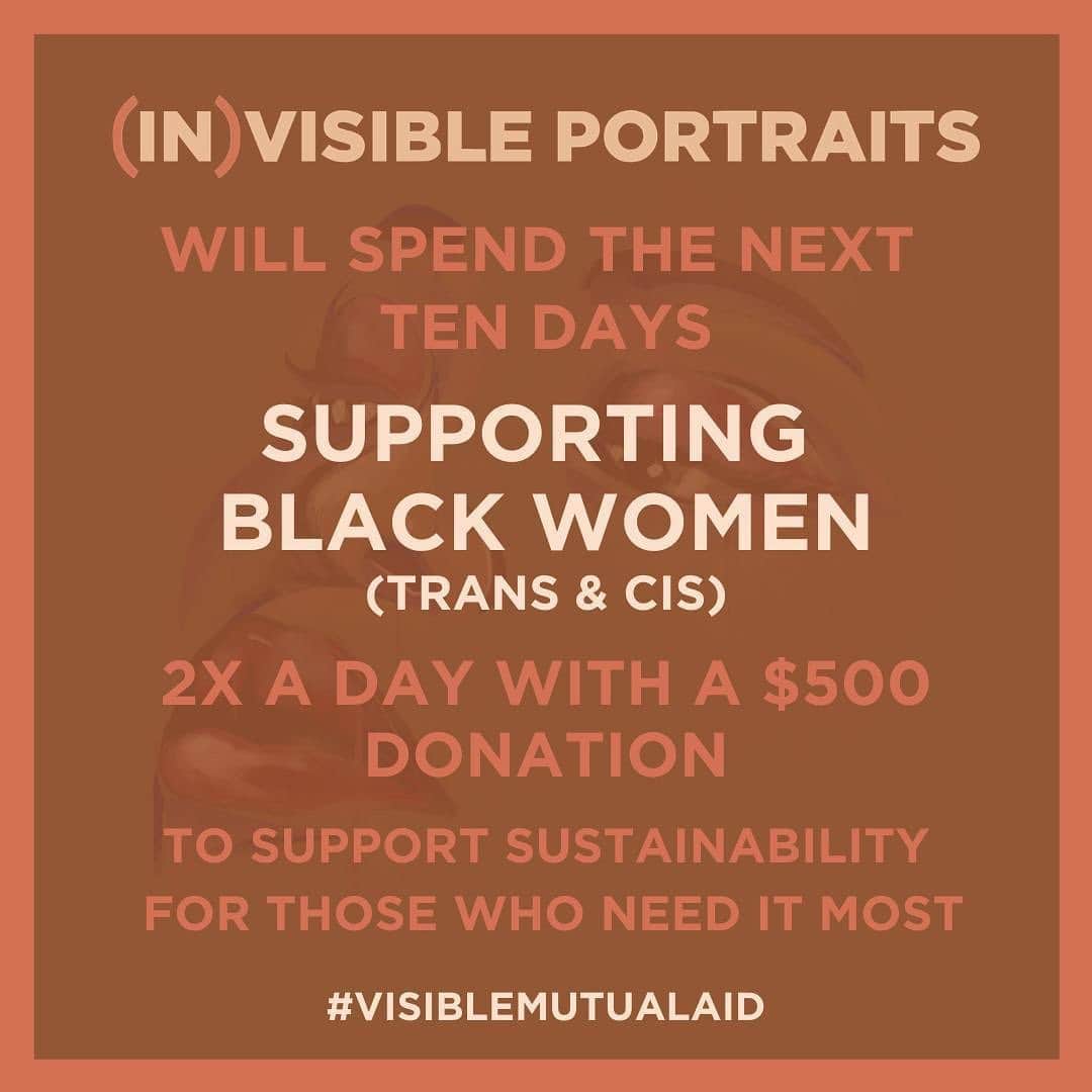 ハル・ベリーさんのインスタグラム写真 - (ハル・ベリーInstagram)「I hope you’ll all consider donating to the @invisibleportraits Mutual Aid Effort to support Black women. Swipe for more info 👉🏽 #visiblemutualaid」2月23日 3時33分 - halleberry