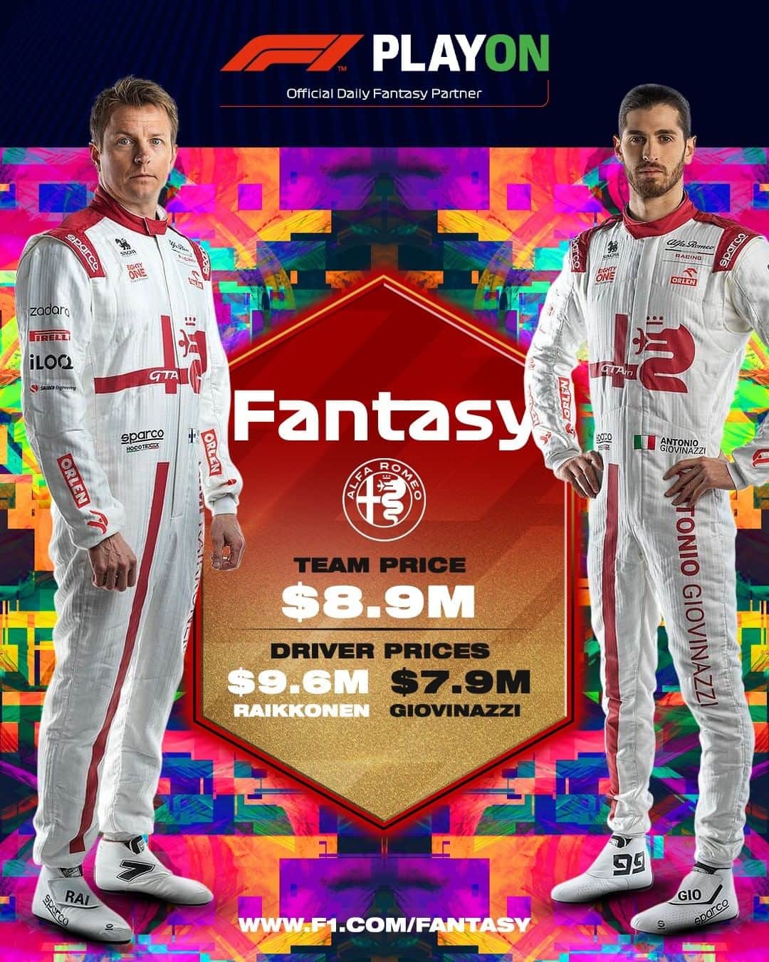 F1のインスタグラム