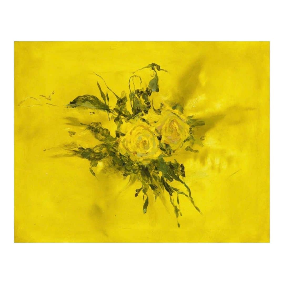 ローラ・ベイリーさんのインスタグラム写真 - (ローラ・ベイリーInstagram)「Happy birthday beloved brilliant @edward_enninful ~ Love & wishes. 💛  Jennifer Packer  Yellow Roses  2015」2月23日 4時21分 - laurabaileylondon