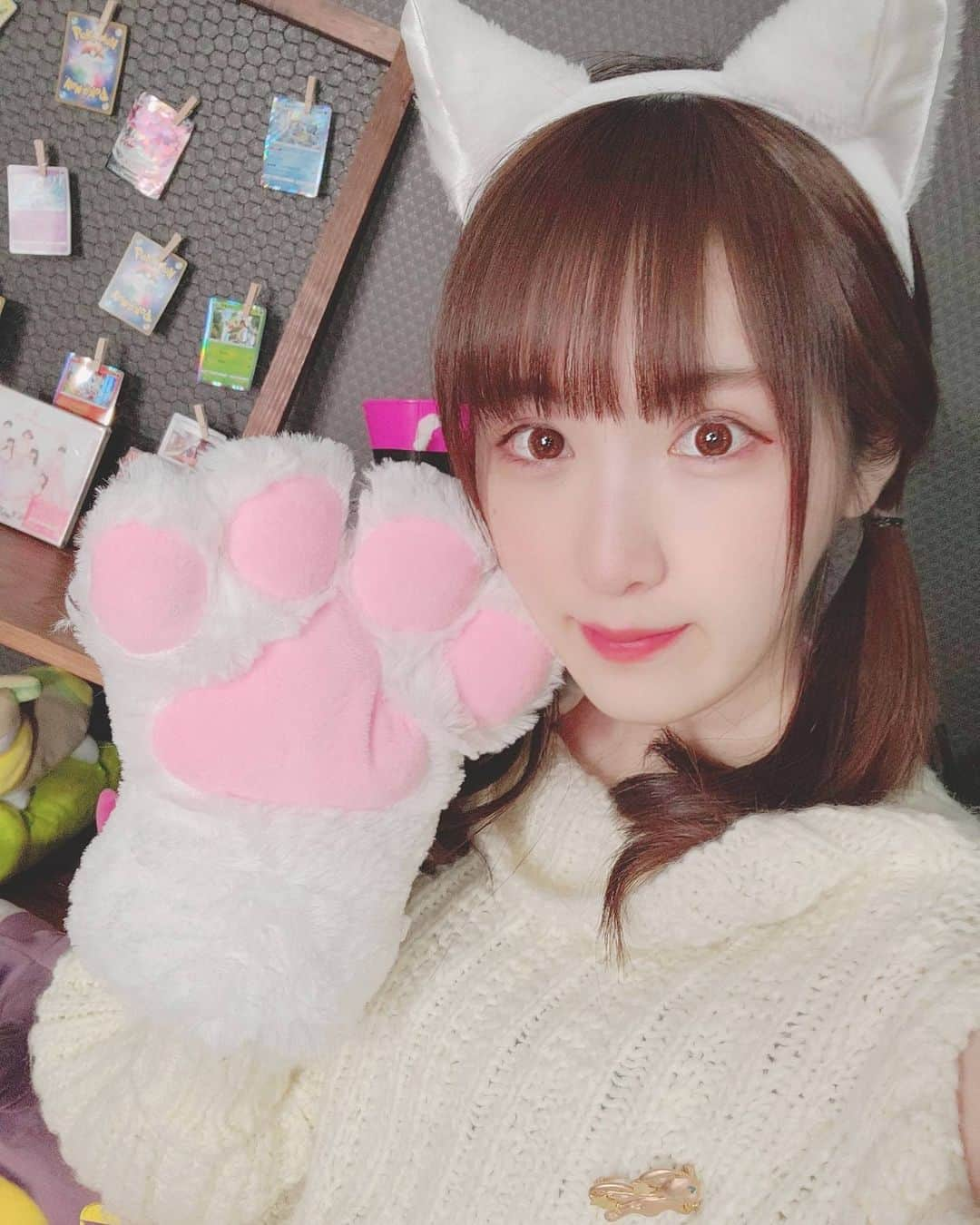 小田桐奈々さんのインスタグラム写真 - (小田桐奈々Instagram)「cat😺😺😺 一日遅れの味気のない背景のにゃんこです😺 * * #ななっぷる #猫の日 #にゃんにゃんにゃんの日」2月23日 15時28分 - odagirinana