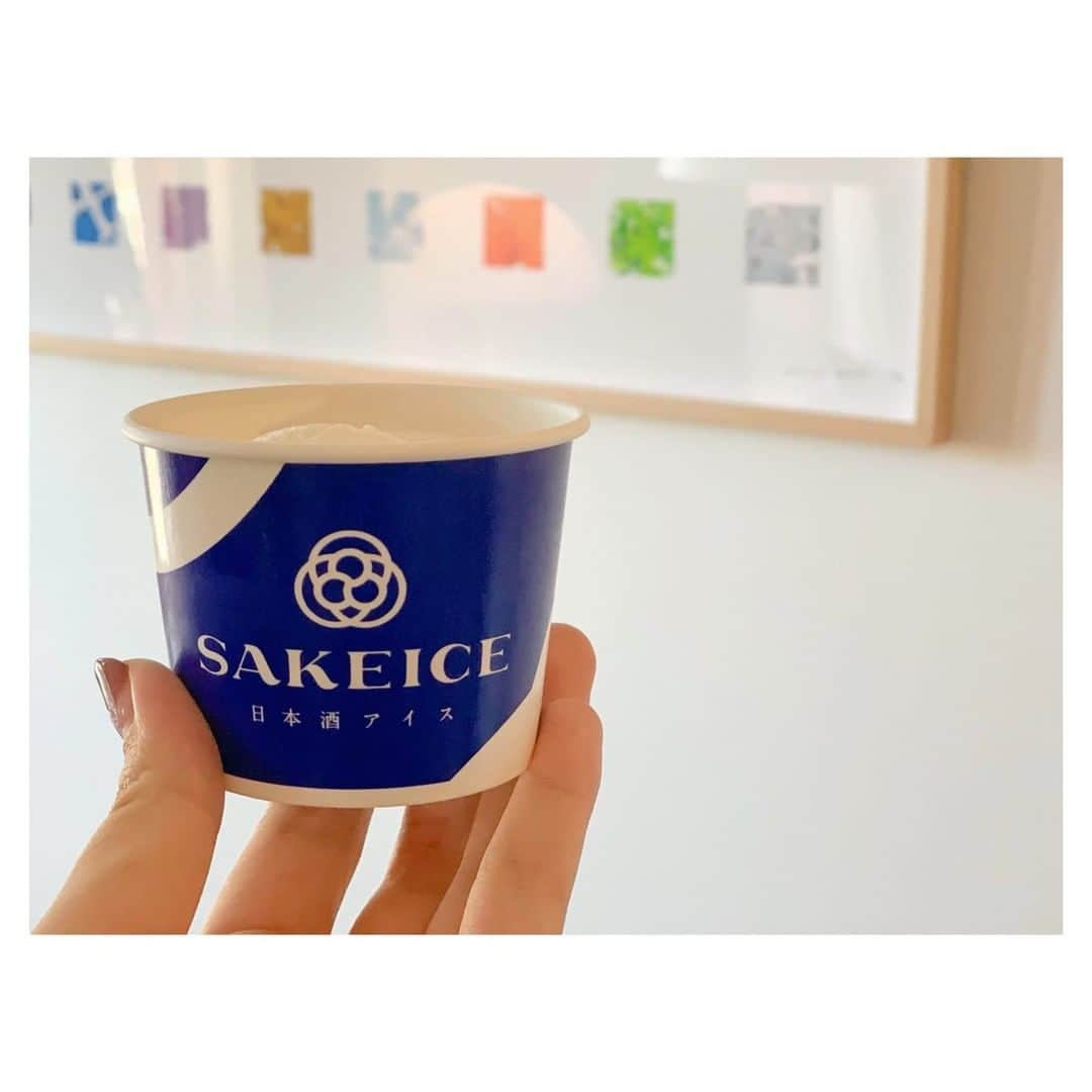 安蒜幸紀のインスタグラム：「. 🍨SAKEICE . ラジオでSAKEICEを試食してから すっかりハマってしまい ついに業務用のSAKEICEを購入🤩 . 最高に好みなアイスを作って頂き本当に感謝です🙏✨ @sakeice_japan  . 夜な夜なSAKEICE食べてます! 1リットルの業務用なんて あっという間になくなってしまう～ . #日本酒 #酒 #sakeice #デザート #スイーツ #アイス #日本酒女子#日本酒好き #ダイエットは明日から #幸せの時間」