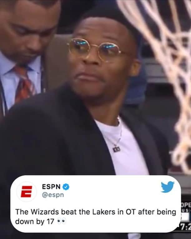 espnのインスタグラム：「Five straight wins for the Wizards 🔥」
