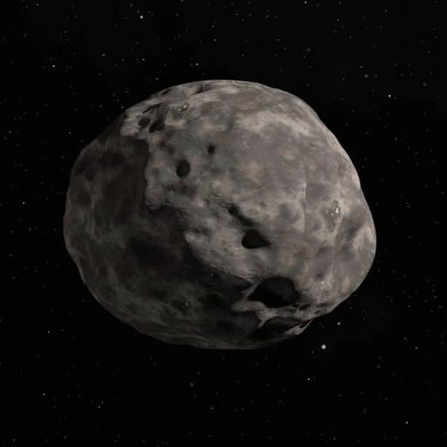 NASAさんのインスタグラム写真 - (NASAInstagram)「On this day in 1906, an entirely new group of asteroids was discovered.  These asteroids, now called the Trojans, travel in swarms behind and ahead of Jupiter as it circles the Sun, locked in place by a balancing act of gravity.  It’s been 115 years since the first Trojan was found, but no spacecraft has yet visited one. Set to launch later this year, The Lucy mission will change that.  More at the link in our bio!  Image: Illustration of Eurybates, a Trojan asteroid slated for a visit from the Lucy mission. Credit: NASA's Goddard Space Flight Center Conceptual Image Lab  #NASA #spacerock #LucyInTheSkyWithTrojans」2月23日 6時50分 - nasagoddard