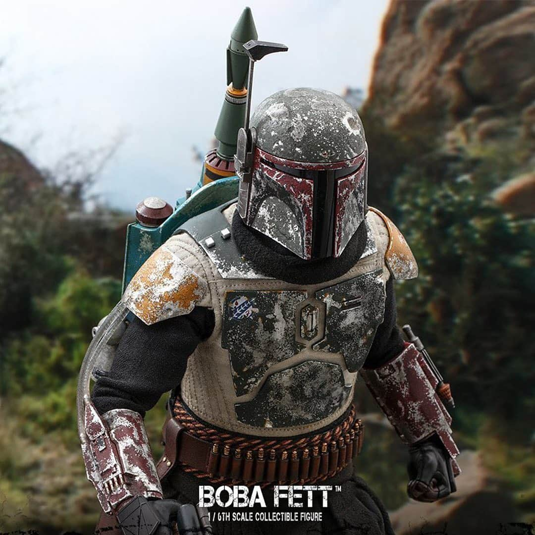 HYPEBEASTさんのインスタグラム写真 - (HYPEBEASTInstagram)「#hypeAF: @hottoyscollectibles has just unveiled its latest Boba Fett figure from "The Mandalorian." The incredibly detailed model boasts weathered armor resembling his escape from the Sarlacc pit, and includes his signature jetpack, flamethrower gauntlets, blaster pistol, and more. On top of the armored Boba Fett, Hot Toys is also offering a deluxe edition set that comes with a second figure, depicting the bounty hunter in his robed appearance. Both figures are available for pre-order now.⁠⁠ Photo: Hot Toys」2月23日 6時51分 - hypebeast