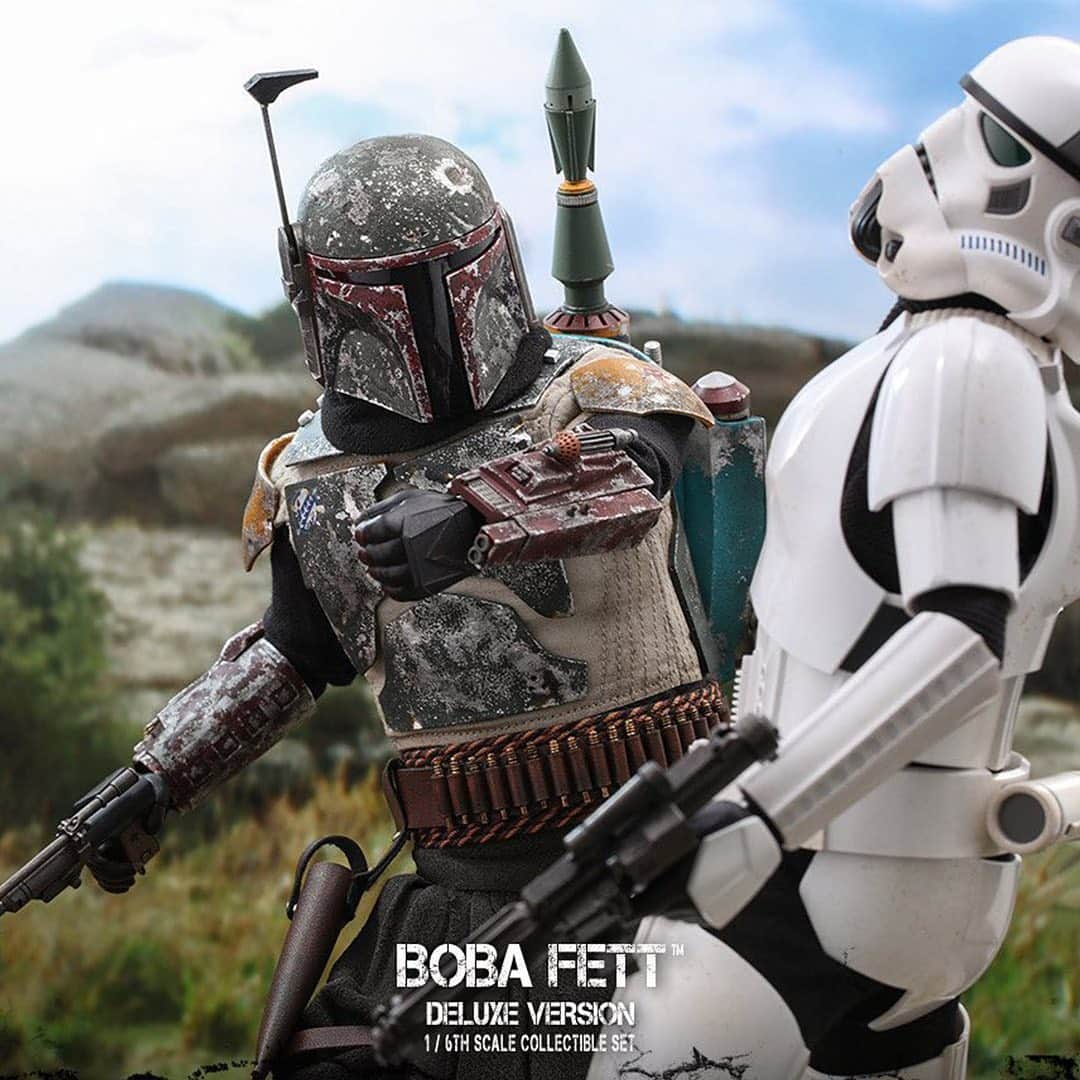 HYPEBEASTさんのインスタグラム写真 - (HYPEBEASTInstagram)「#hypeAF: @hottoyscollectibles has just unveiled its latest Boba Fett figure from "The Mandalorian." The incredibly detailed model boasts weathered armor resembling his escape from the Sarlacc pit, and includes his signature jetpack, flamethrower gauntlets, blaster pistol, and more. On top of the armored Boba Fett, Hot Toys is also offering a deluxe edition set that comes with a second figure, depicting the bounty hunter in his robed appearance. Both figures are available for pre-order now.⁠⁠ Photo: Hot Toys」2月23日 6時51分 - hypebeast