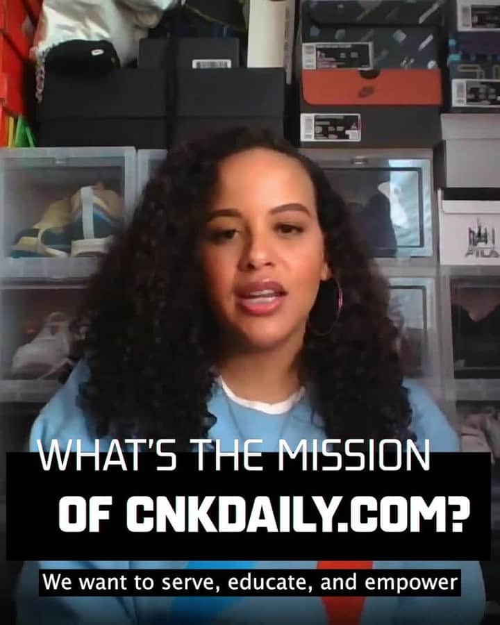 のインスタグラム：「Channing Beumer's (@callherchanlo) mission for @cnkdaily is to serve, educate, and empower Black & Brown women in the sneaker and streetwear space. We celebrate her endeavors and role in shaping the future of sneaker culture on The Sole List.」