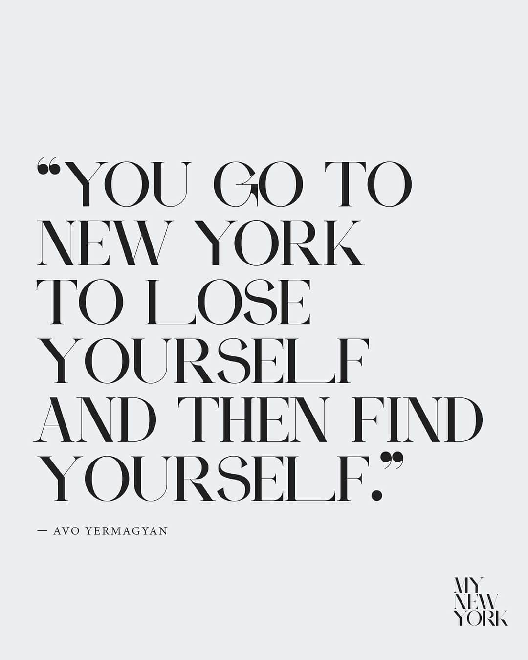 デイビット・ユーマンさんのインスタグラム写真 - (デイビット・ユーマンInstagram)「New York according to celebrity stylist @avoyermagyan is about freedom. “You go to New York to lose yourself and then find yourself.” #DavidYurmanMen」2月23日 7時04分 - davidyurmanmen