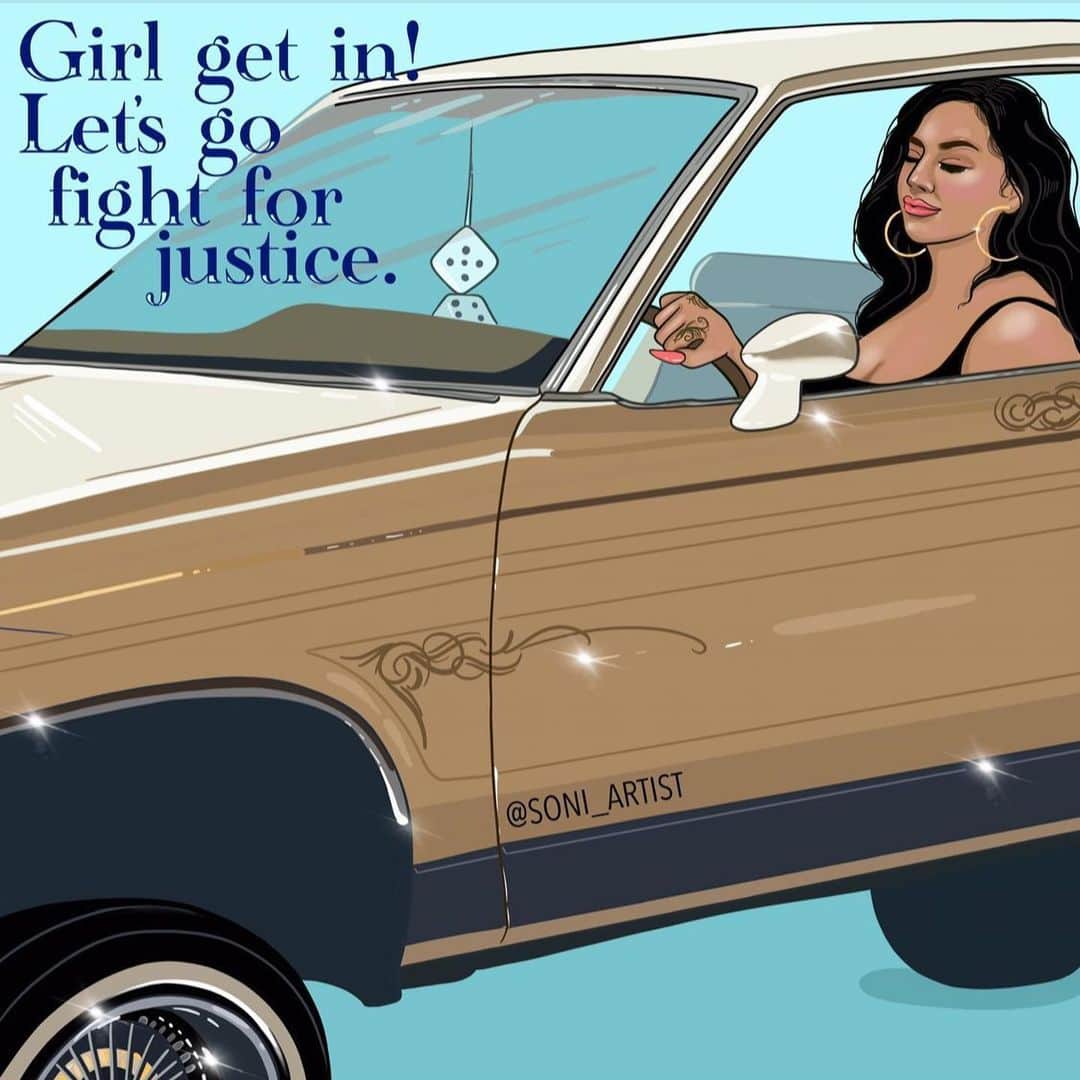 ダイアン・ゲレロのインスタグラム：「Get in.  @soni_artist」