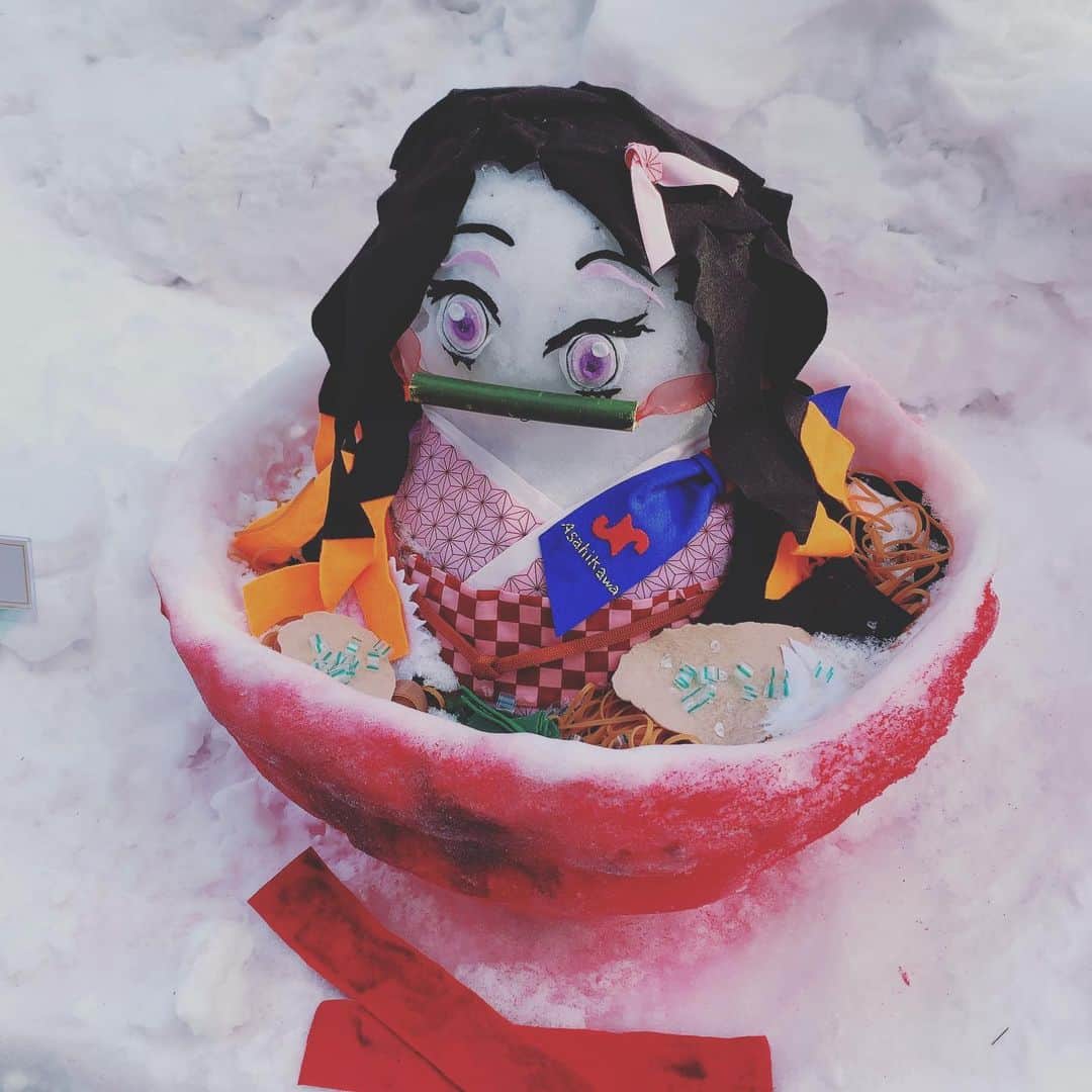 加藤千恵のインスタグラム：「雪だるままであるとは」