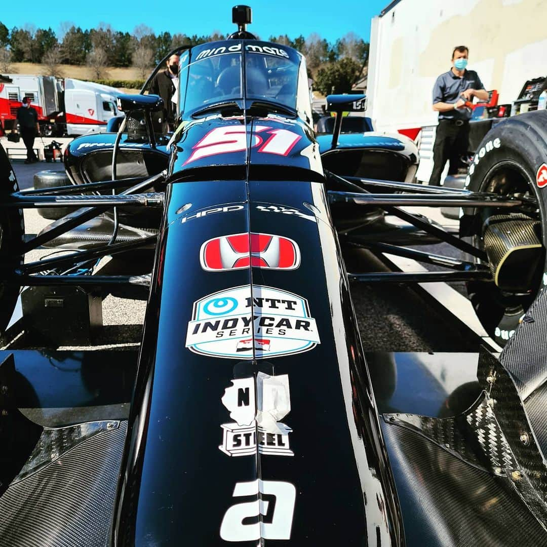 ロマン・グロージャンさんのインスタグラム写真 - (ロマン・グロージャンInstagram)「All set and ready for tomorrow !!!! 💯😍 Who's excited ? I am 😁 #r8g #us2021 #indycar  @dalecoyneracing @indycar」2月23日 8時13分 - grosjeanromain