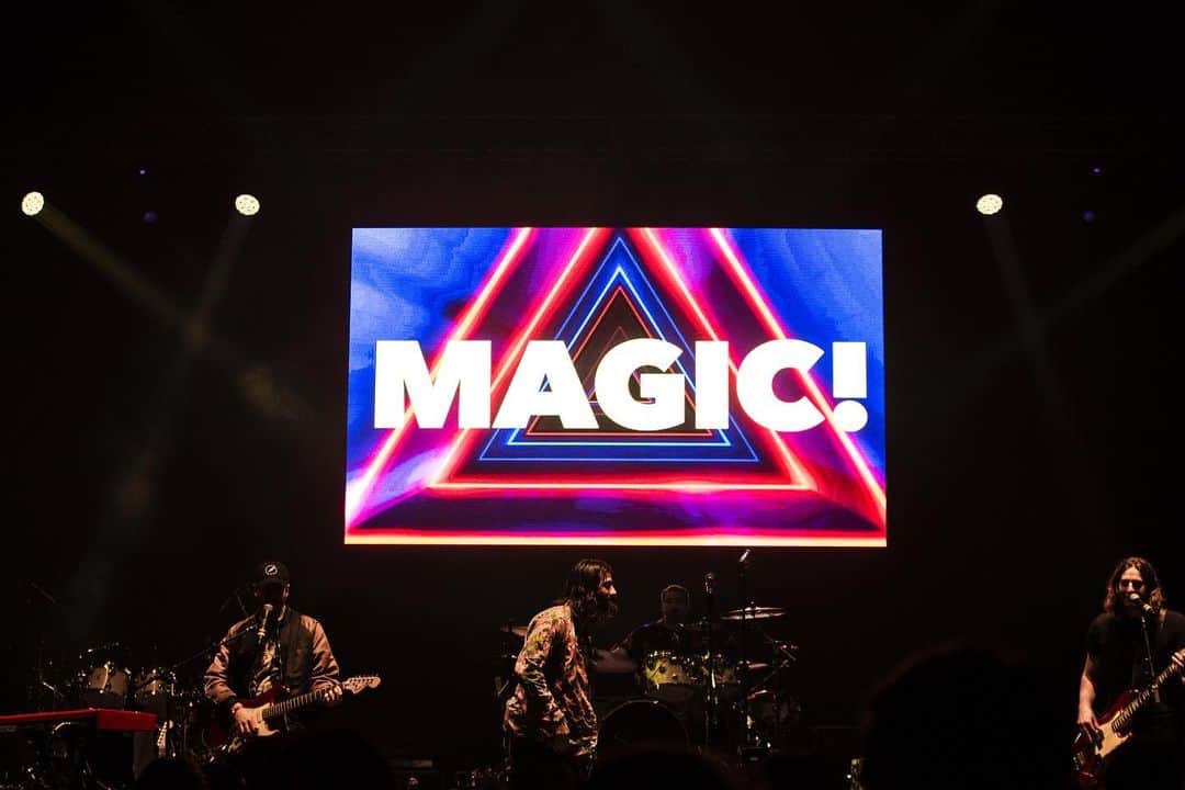 Magic!のインスタグラム：「April 22, 2017 we played at the legendary Cow Palace in San Francisco.   Other acts that have performed there include @thebeatles @elvis @therollingstones @officialthewho @neilyoungarchives @u2 and the @gratefuldead . A memorable night for us indeed.」