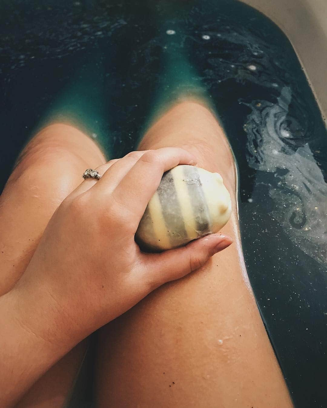 LUSH Cosmeticsのインスタグラム：「"One of my favorite bath products!" - Grace, NC "110%!" - Brooke, AB "Absolutely amazing" - Jenny, CA "I love it and so does my dog." - ExhaustedDogMom, Ilam "# 1 BEST PRODUCT ON THE EARTH ! Hire me to do reviews for you" - Anon, Pennsylvania  Fair trade organic cocoa butter + honey + ground almonds = a fan fave 🐝 Buff your skin smooth now and shop Scrubee, link in bio.  📷 @eclecticallyelizabeth  #bodybutter #moisturizer #scrub #scrubee #packagingfree #skincare」