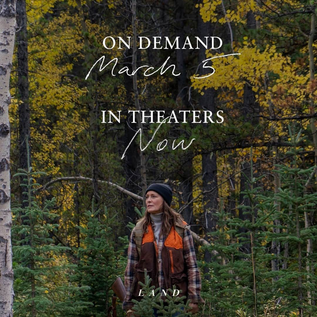 ロビン・ライトのインスタグラム：「#LAND is coming home on demand March 5! Experience the extraordinary journey, more details to come soon!⁠ @landthefilm⁠ @demianbichirofficial ⁠」