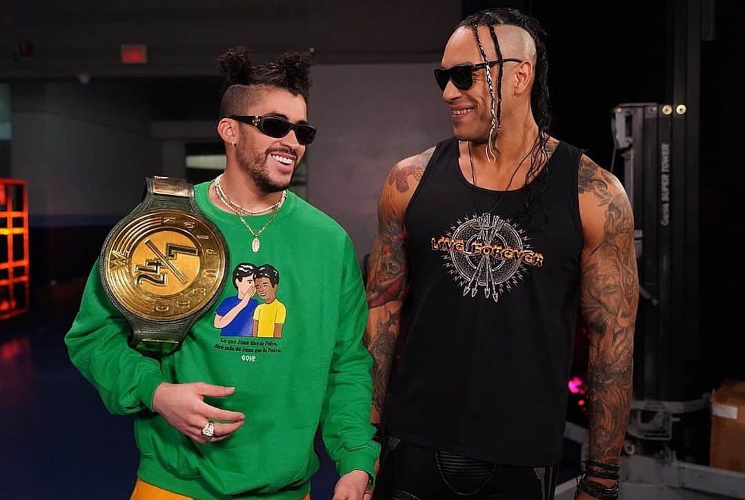WWEさんのインスタグラム写真 - (WWEInstagram)「How long will @badbunnypr remain #247Champion with @archerofinfamy by his side? #WWERaw」2月23日 10時39分 - wwe