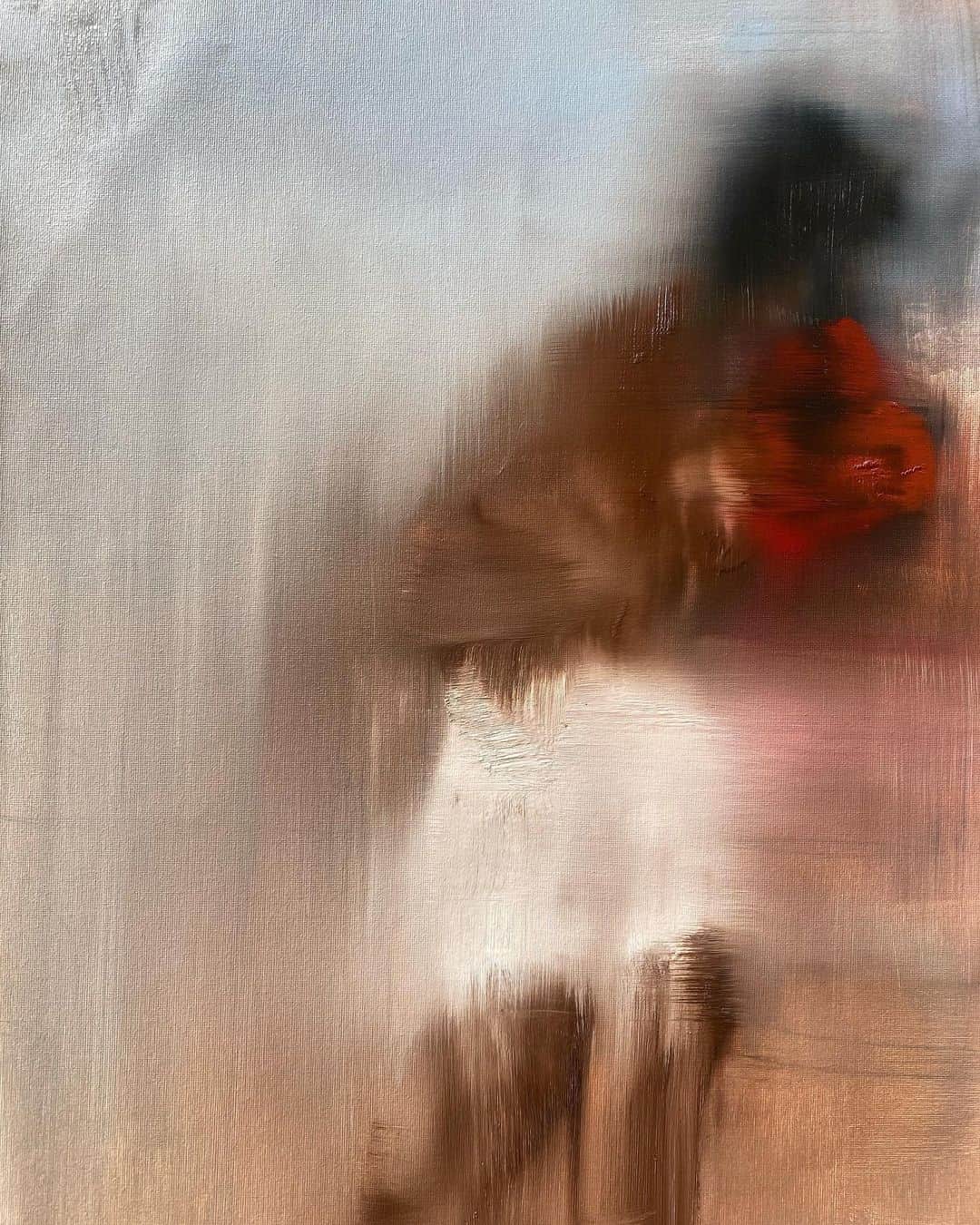マイケルエンジェルのインスタグラム：「Boxer  2021 oil on canvas」