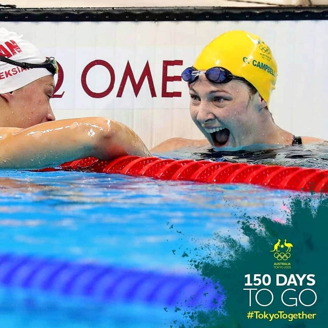 ケイト・キャンベルさんのインスタグラム写真 - (ケイト・キャンベルInstagram)「Say what? 150 days till Tokyo!! Woo-hoo! 💪 Are you guys as excited as I am?  @ausolympicteam @dolphinsaus  #tokyo202One #countdown #bringiton」2月23日 11時51分 - cate_campbell