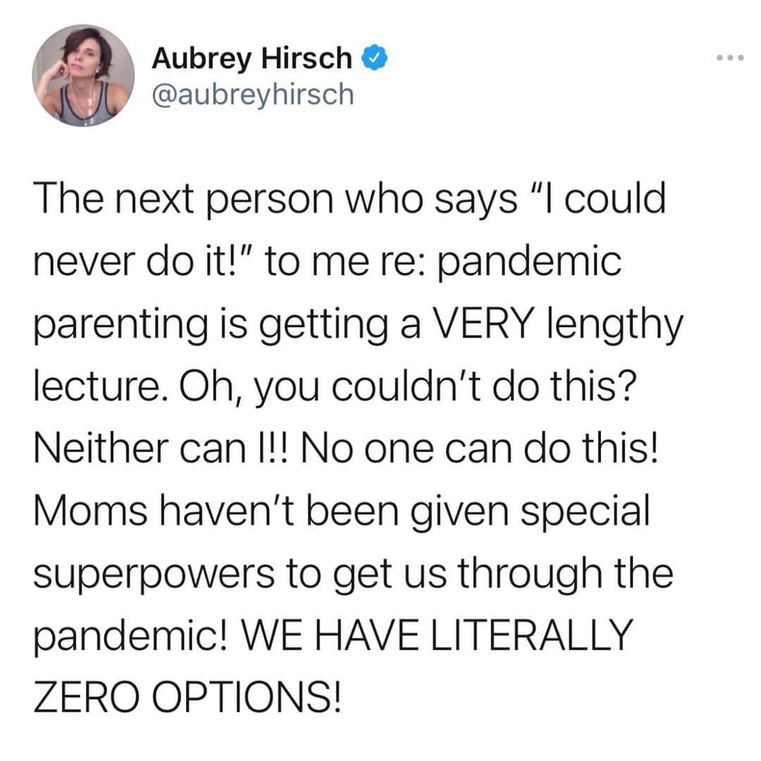 Average Parent Problemsのインスタグラム：「Nobody signed up for this. // credit: @aubreyhirsch」