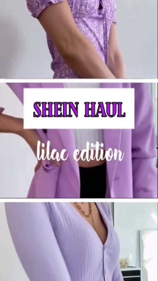 SHEINのインスタグラム：「SHEIN Haul: lilac edition! 💜  @xcusemepls  Shop Item #: 1550170, 760359, 810469, 1164754, 654096  #SHEINgals #SHEINstyle #SHEINSS21 #SHEINHaul #lilac」