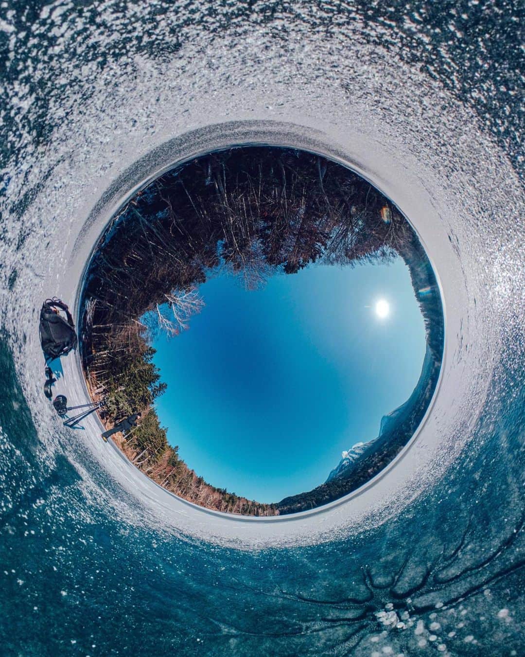 Official RICOH THETAさんのインスタグラム写真 - (Official RICOH THETAInstagram)「A RICOH THETA camera is not only excellent at capturing unique 360-degree content, but it also is fantastic at giving viewers a behind the scenes look! Swipe to see @yokoichi777 in action photographing this icy scene! ❄️ . . . . . #ricohusa #ricoh #ricohimaging #theta360 #lifein360 #360camera #360view #camera #cameratips #cameralover #photographylovers #photographer #photooftheday #cameragear #cameracollection #winterphotography #outdoorphotography #photographersofinstagram #lakephotography #icephotography #icephotography #winterphoto #winterscene #tunnelvision #tunnelview #behindthescenes」2月23日 23時36分 - theta360official