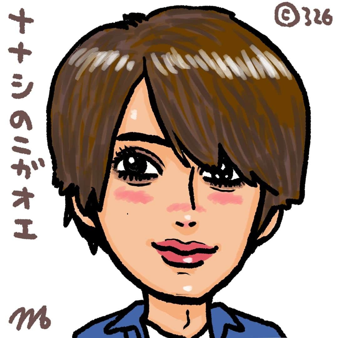 326のインスタグラム：「ななしの似顔絵2/24 昨日の答えは寺島しのぶさんでした。ハマった時の寺島さんて神がかった演技されますよね…ハマらない事が殆どないけど笑 演技の鬼だと思います。妖怪です。 いい意味で amzn.to/3lV42cc amazon.co.jp/dp/4344036107/…  amazon.co.jp/dp/4908059063/… amazon.co.jp/dp/4861132150/…」
