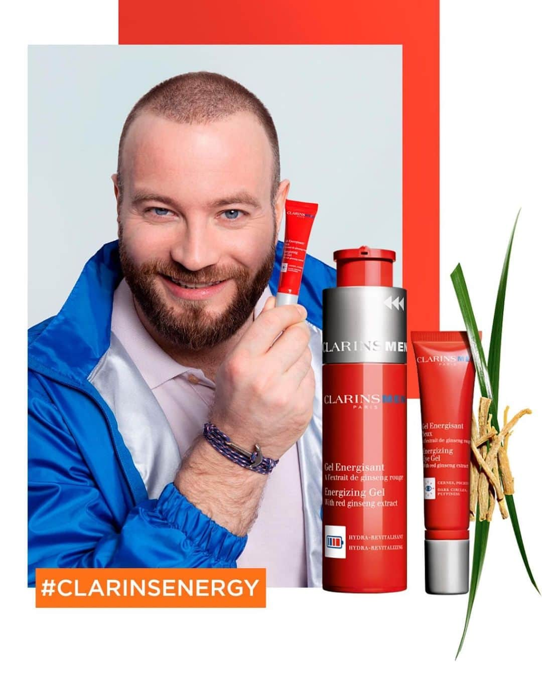 Clarins Russiaのインスタグラム：「Энергия — это свобода. Когда ты можешь двигаться, искать себя, отправиться в приключение… а ещё энергия — это сила, которой можно делиться с окружающими, делая их счастливее и добрее ✨  Мы желаем всем мужчинам неиссякаемых источников энергии! Заботу о своей коже вы можете смело доверить линии ClarinsMen 💪🏼  #clarinsenergy」