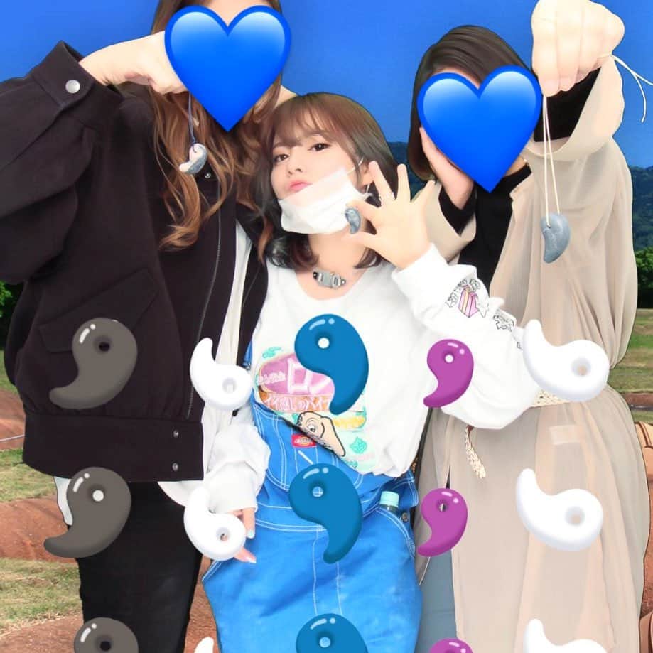 成重優梨のインスタグラム：「まがたまつくった🌈🌈🌈」