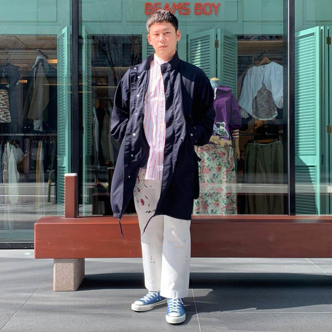 ビームス金沢のインスタグラム：「STAFF STYLING  #beams #beams金沢 #kanazawa #ishikawa #japan #mensfashion #mensstreetstyle #menscasual #staffstyling #ビームス #ビームス金沢 #金沢 #石川県 #日本 #メンズファッション #メンズストリートファッション #メンズストリートスタイル #メンズカジュアル #スタッフスタイリング」