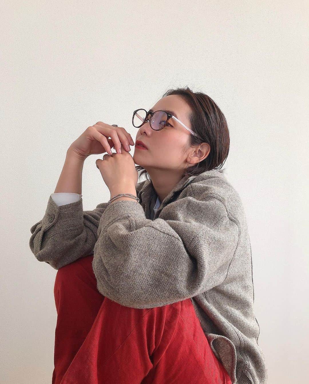 依吹怜のインスタグラム：「花粉症対策🥸」
