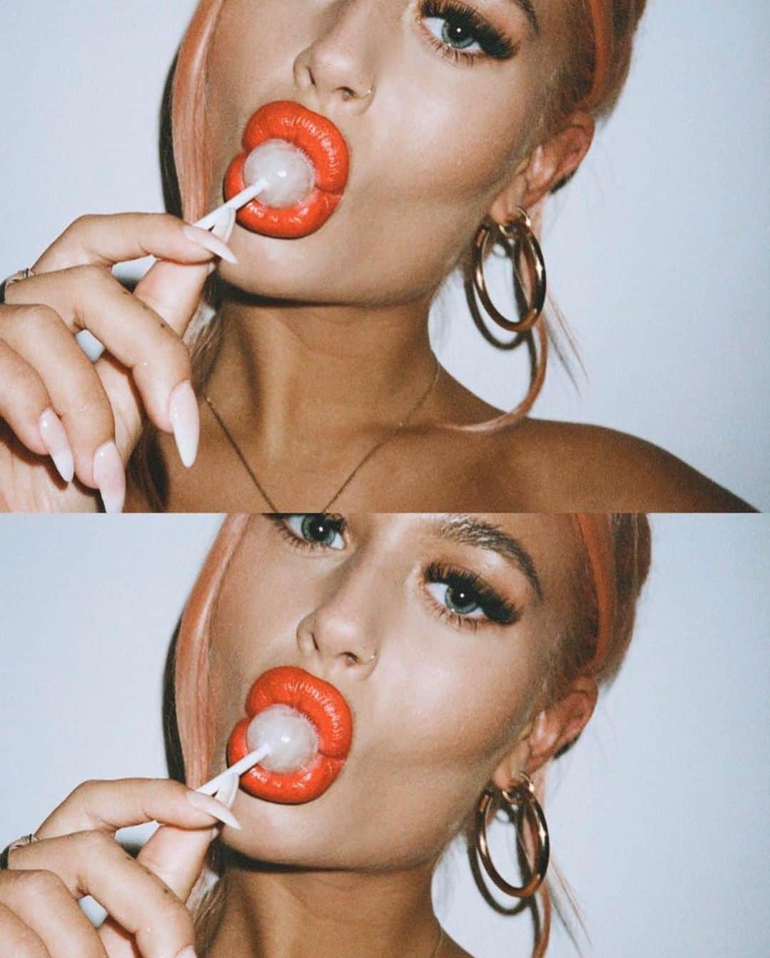 ロッティー・トムリンソンのインスタグラム：「double vision 🍭」